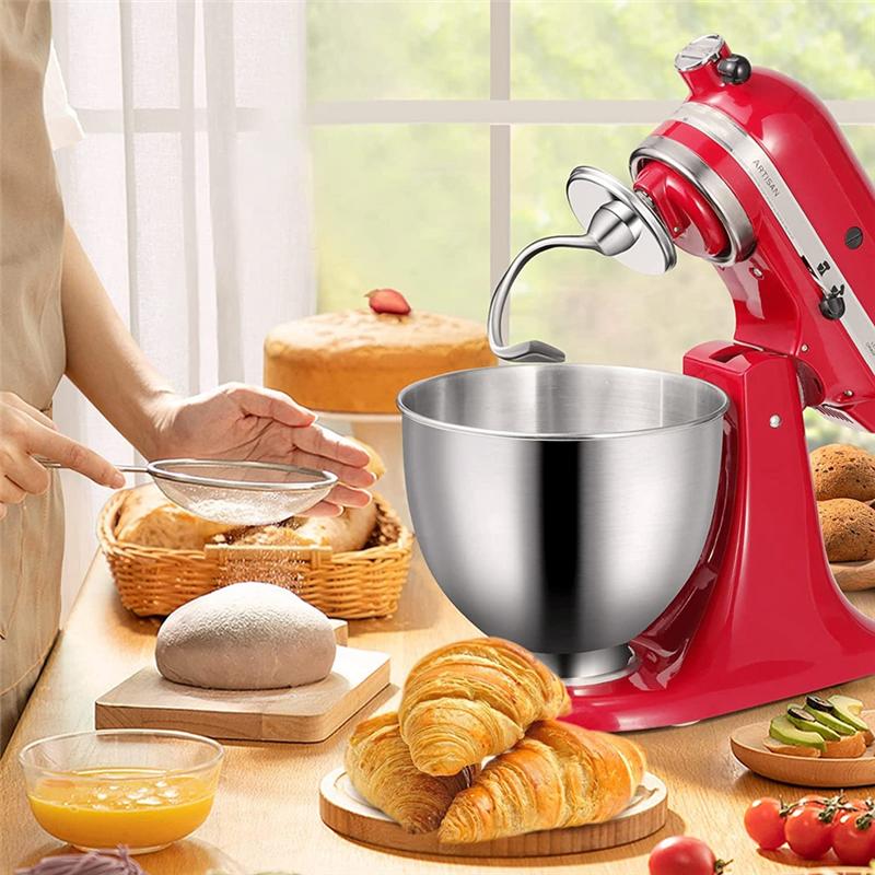 Roestvrijstalen K45DH Deeghaak Hulpstuk voor KitchenAid 4.5-5Q Kantelkop Mixer Onderdelen Accessoire