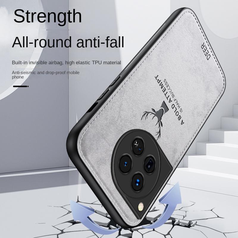 For OnePlus 12 Case Soft Cloth Deer Skin Protective Back Cover Case For OnePlus 12 11 11R 10T 9 10 Pro 9R Full Cover Phone Shell