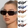 Female Square Personality Glasses Fashion Oval Women Men Sunglasses