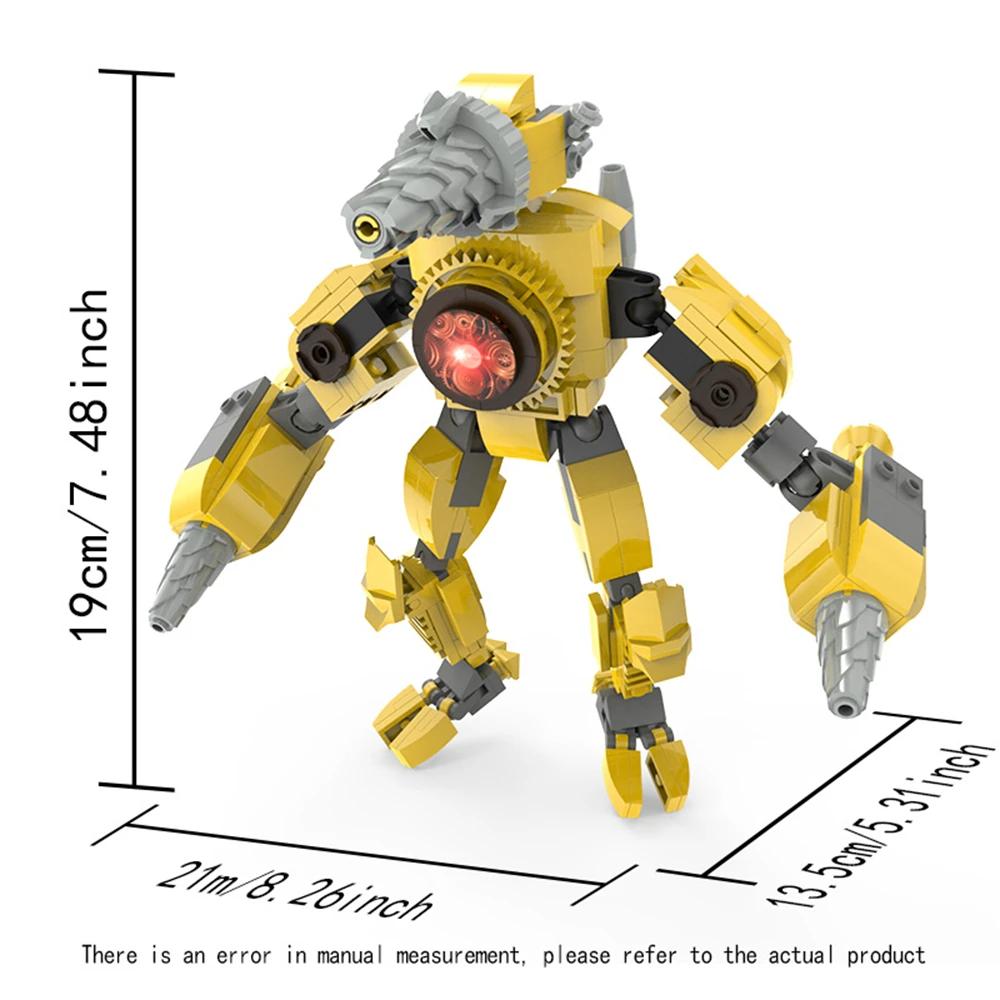 MOC Skibidi Toilet Action Figure Building Blocks Titan Clock Man Upgrade 4.0 Bricks DlY Toys For Kid Christmas Birthday Gifts