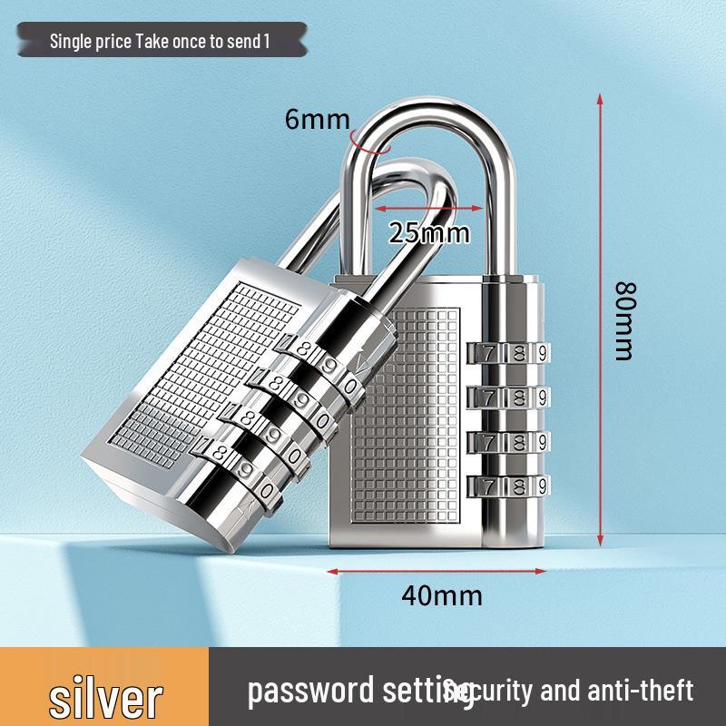 Lucchetto Impermeabile e Antiruggine con Impronta Digitale e Password per Case, Dormitori e Magazzini - Sicurezza Antifurto