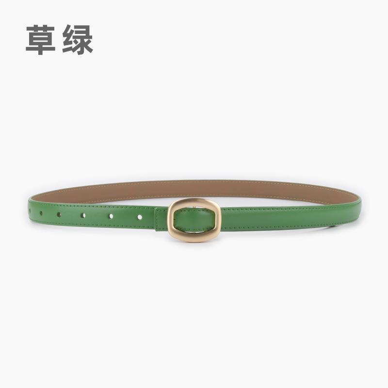 Women'S Leather Women'S Belt Simple Casual Pants Jeans Decoration Women'S Bf Style