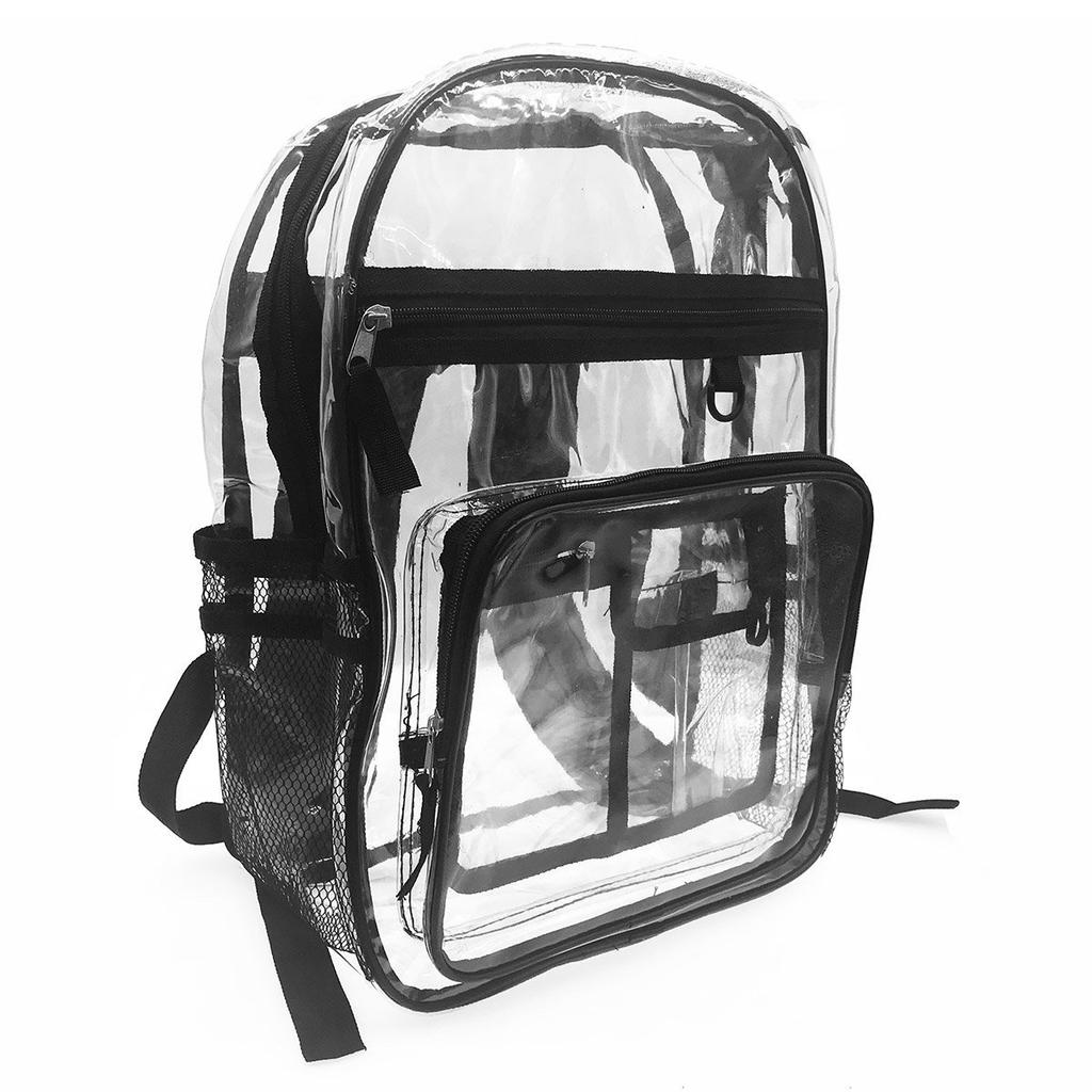 Clear Engineer Transparent PVC Large Clean For Commuting To Work or School [Enkrio] Bag, Bag, Bag, Material, Capacity, Lightweight, Bag, Anti-Static,