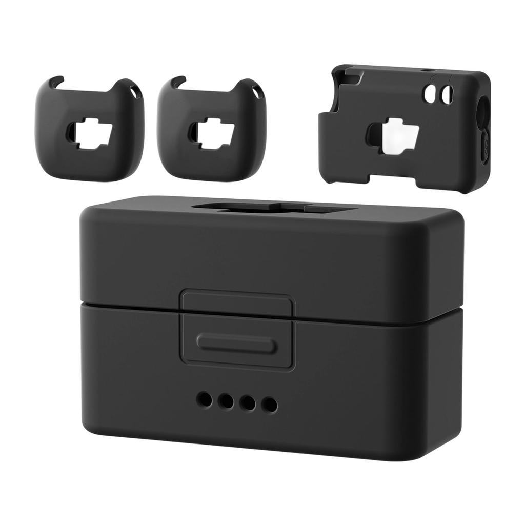 Wireless Microphone Dustproof Silicone Protective Case Suitable For Mic Mini Shockproof Antidrop Charging Box Case
