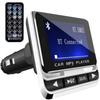 1.4" LCD Car FM Transmitter MP3 Player Bluetooth 5.0 Hands-Free Aux Kit + Remote