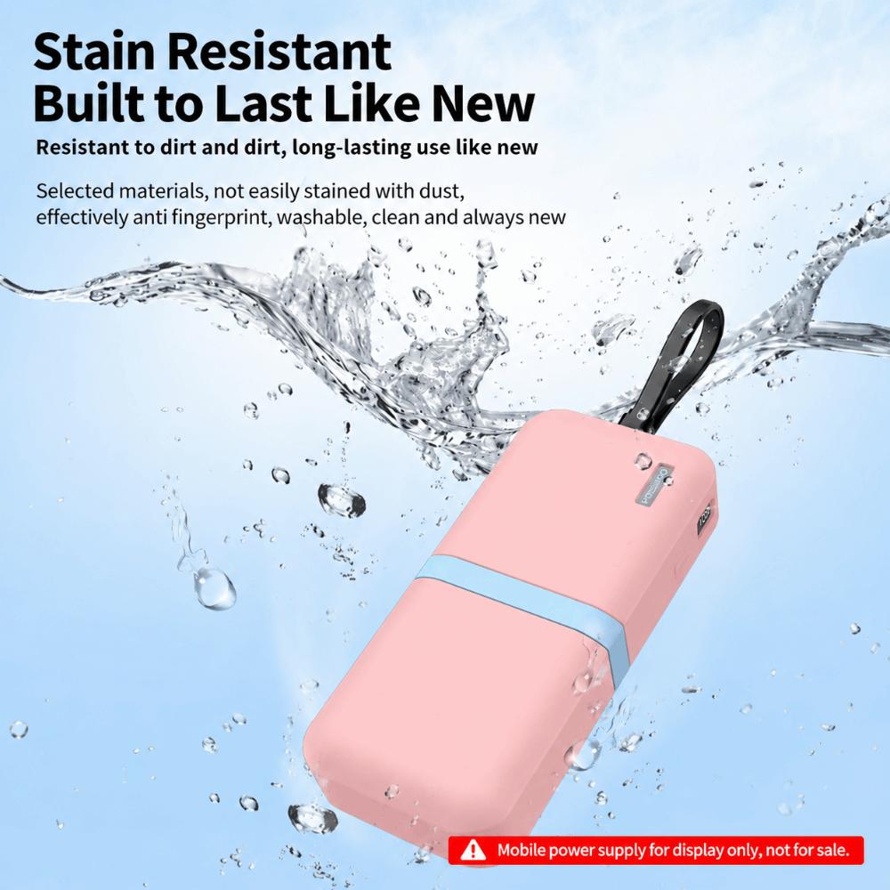 Shockproof Silicone Case Anti-slip Skin Sleeve Protective Cover for CUKTECH CP24 LPB200N Power Bank