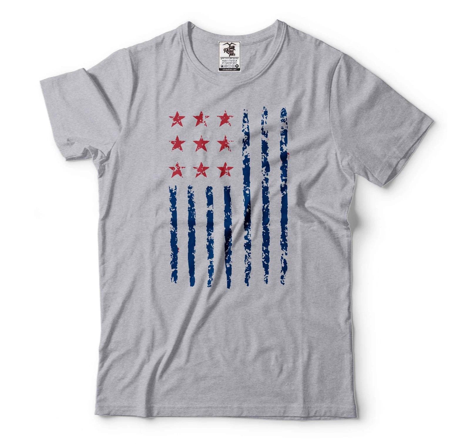USA T-shirt United States Flag Tee 4th Of July Patriotic Shirt America Flag Tee 4XL
