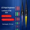 LED Thickened Tail Luminous Float: High-Sensitivity, Color-Changing Bite Indicator for Crucian and Carp Fishing