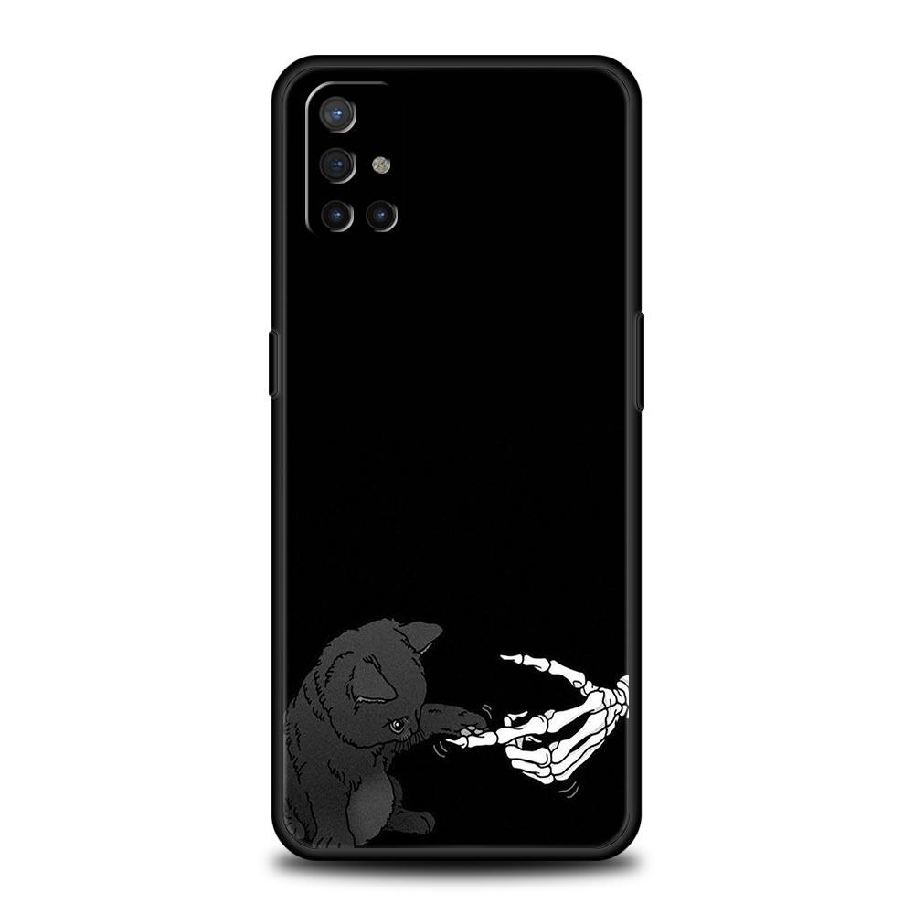 Phone Case For OnePlus 12 11 10 9 Pro 9T 12R 10R 9R 9RT 10T 8T 8 7 6T 7T Nord 2T CE 2 5G N200 N10 N100 Soft Cover Funny Skeleton