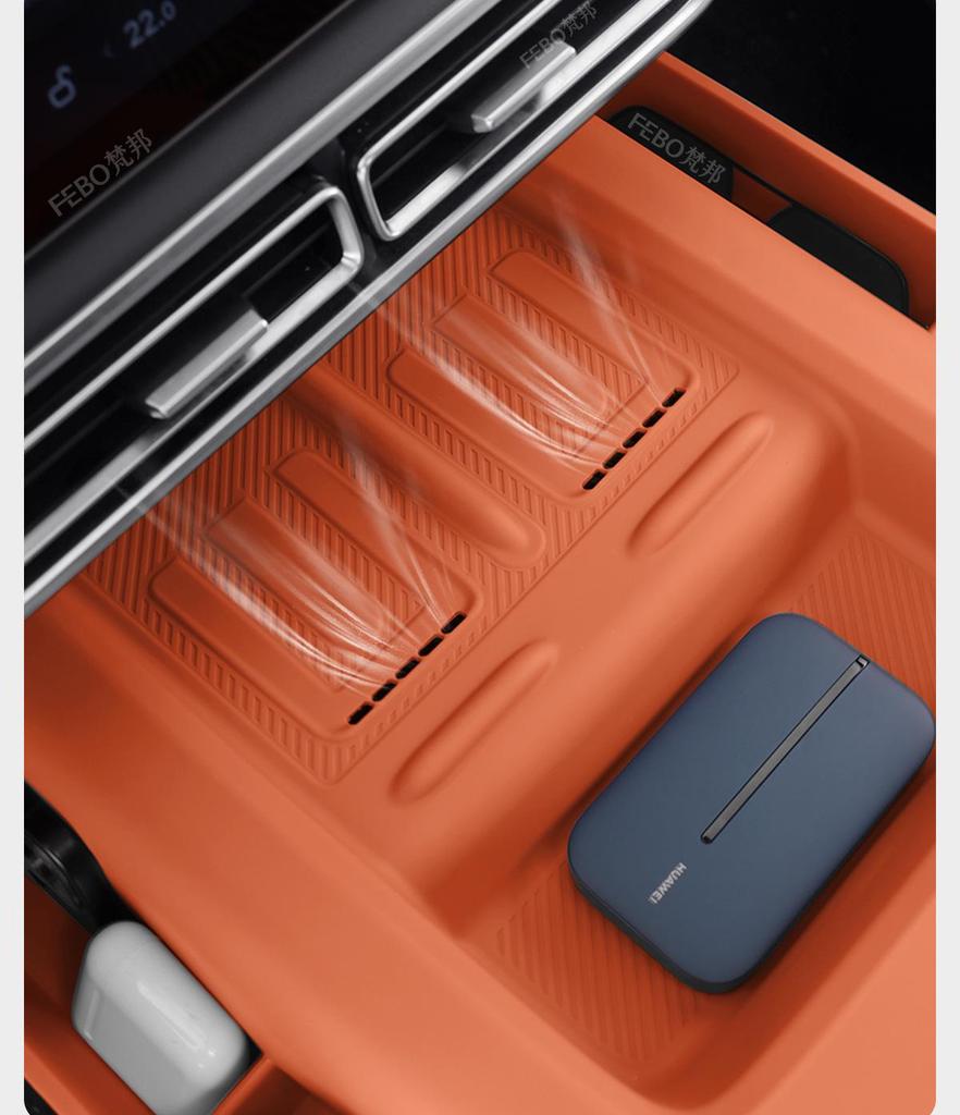 Li Auto L6-L9 Center Console Panel Multi-functional Storage Mat and Car Accessories