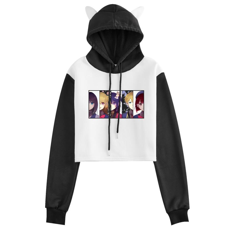 2023 Oshi No Ko My Starry Child Anime Cat Ear Hoodie