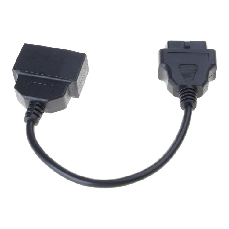 Professional 22 Pin To 16 Pin OBDII Adapter Against  Interference OBD Cable Automotive Diagnostic Accessory for Vehicles