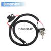 uxcell Car Switch Fuse, Car Switch, Fuse Switch, Mini Fuse, Wire, Universal, 28.3 Inches (71.7 Cm), 1 Set