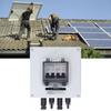 PV Combiner Box IP67 Waterproof Solar Combiner Box with 2 Pcs 2P 40A DC Circuit Breaker