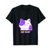 Amoureux des Chats Phrase Drôle Sarcasme Sarcastic Saying T-shirt vintage Lavé Doux streetwear Pour Toujours