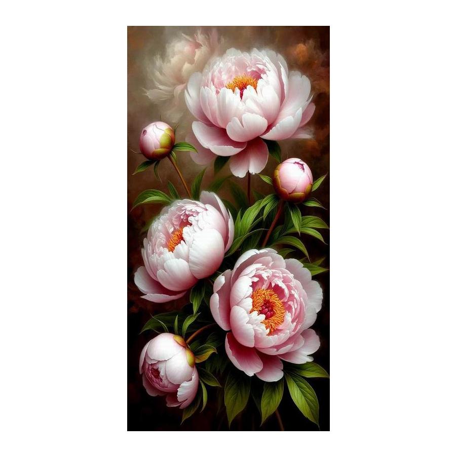 Colorful Rose Peony Large Size Diamond Painting New Collection Flowers Diy Full Square Round Drill Rhinestone Embroidery Mosaic Cross Stitch Kits