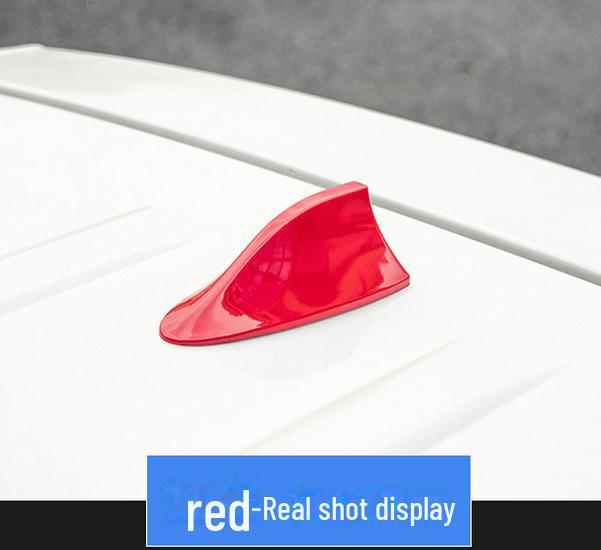 Shark Fin Antenna Car Roof Decoration Signal Radio Arc Color Fininantenna.