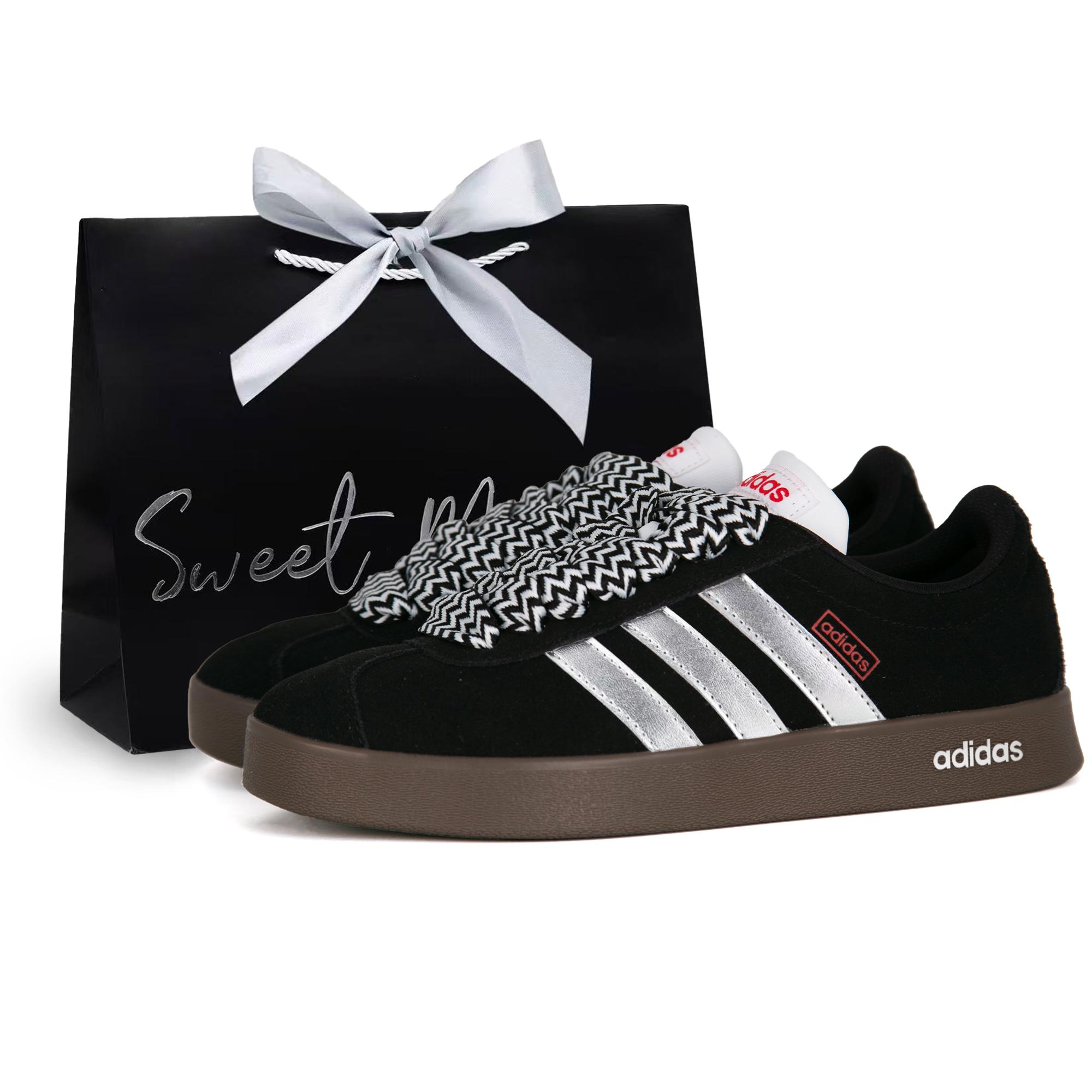 

Adidas Court Moonlight, Classic Shell Head Box Included Abrasion Resistant Abrasion Resistant Low top Skateboard Shoes JS3004(Team1664-) 35⅔