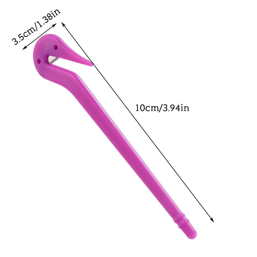 4Pcs Hair Bands Remover One-off Rubber Hair Ties Slicer Plastic Painless Ponytail Removal Tools