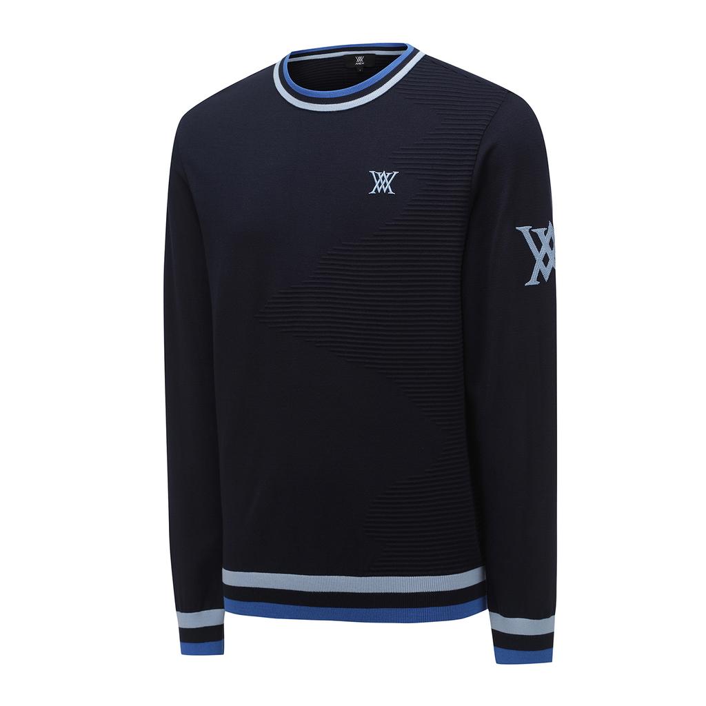 ANEW GOLF Men Texture Pullover_Na