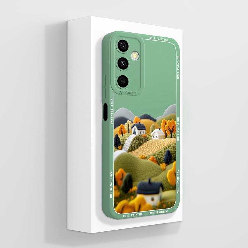 Husă Pentru Samsung M36 M55 M56 A25 A26 A17 F56 Husă Telefon Floare Pictură în Ulei Frumoasă Protecție Ecran Bară de Protecție Moale Husă Rezistentă la Praf Pentru Carcasă Samsung