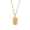 MamacitaSlay 316L Stainless Steel Zircon 12 Constellation Tarot Card Necklace 18K Gold Plated Waterproof Jewelry Women's Gifts