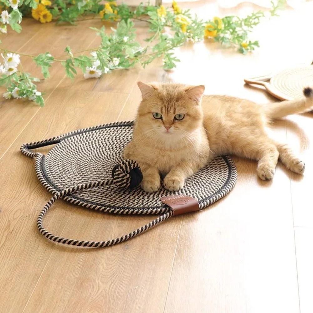 Sofa Furniture Protector Cat Scratcher Mat Round Shape Cat Scratching Board