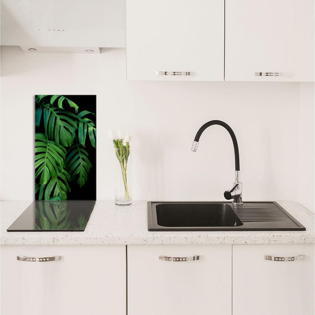 SZKLANA DESKA DO KROJENIA 30x52 Monstera