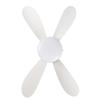 Ultra-Quiet E27 Ceiling Fan Light with Three-Speed Dimming for Kitchen & Bedroom