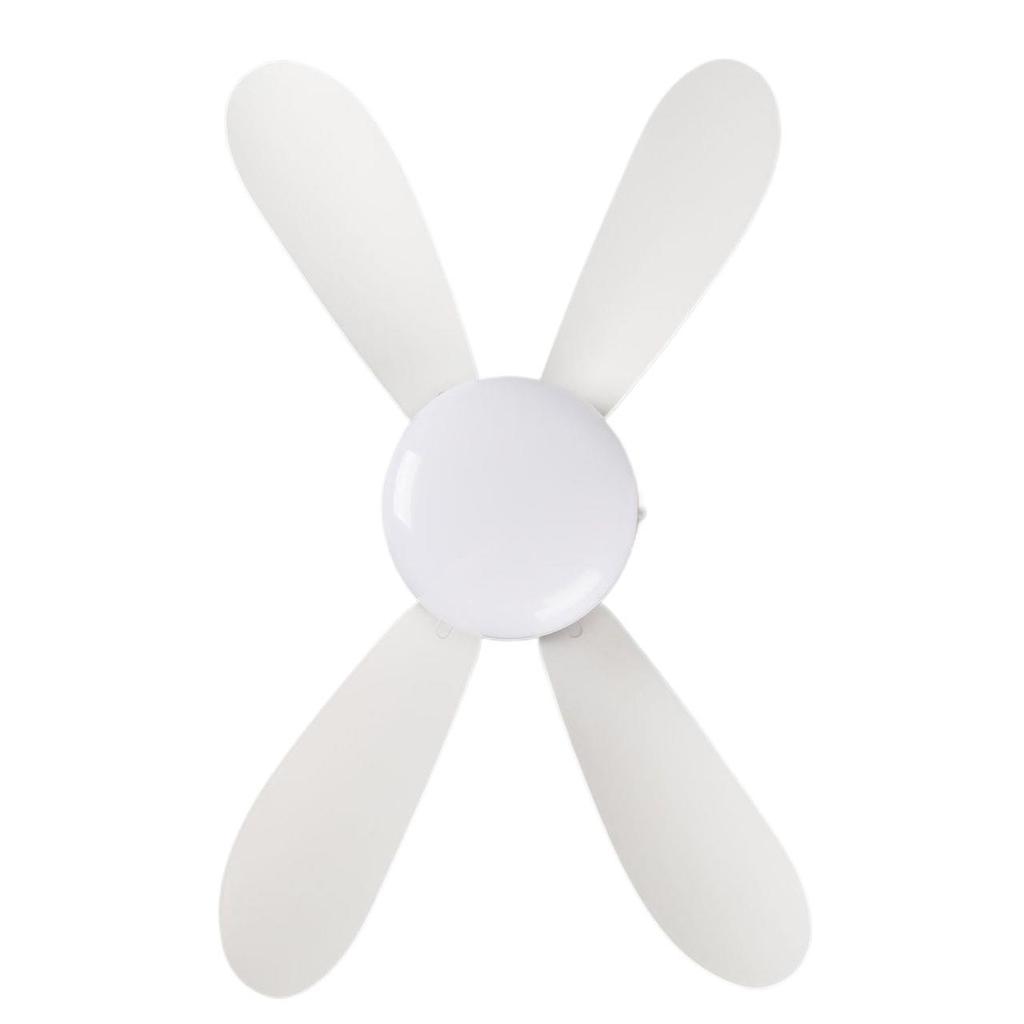 Ultra-Quiet E27 Ceiling Fan Light with Three-Speed Dimming for Kitchen & Bedroom