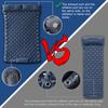 Double Sleeping Pad Outdoor Camping Self-Inflating Mat Sleeping Mattress with Pillow for Hiking 2 Persons Travel Bed Air Mat