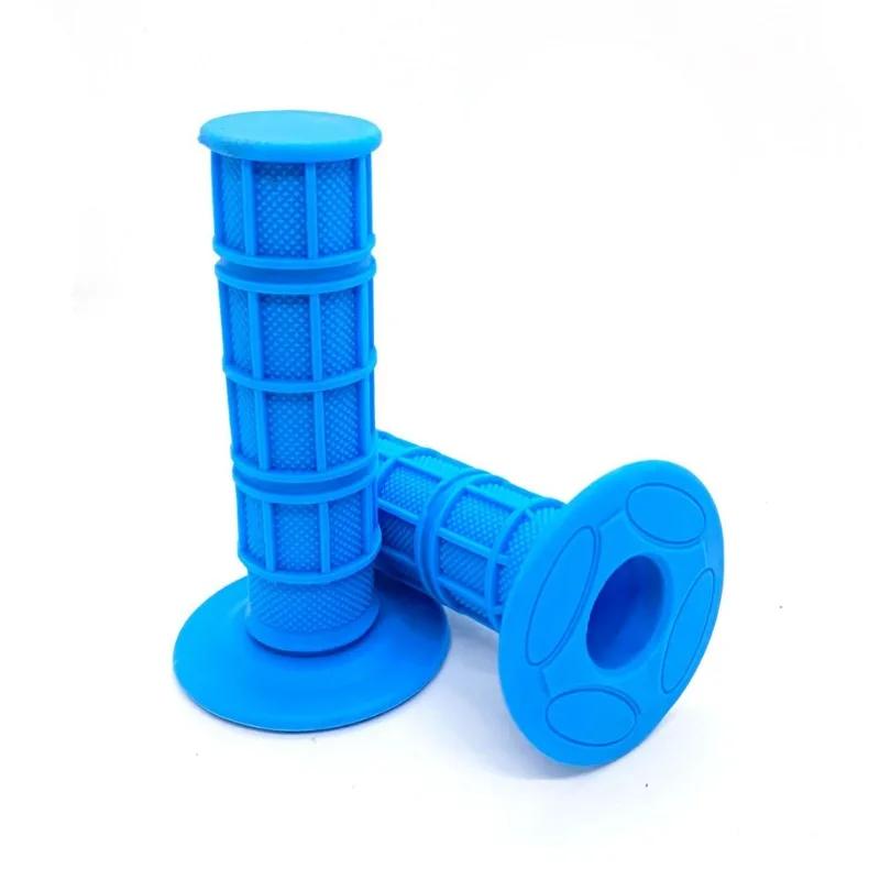 Universal Motorcycle Grips Non Slip Rubber Handle Bar End Grip 7/8" 22mm 24mm Left&Right Motorcycle Handlebar Grip for Motorbike