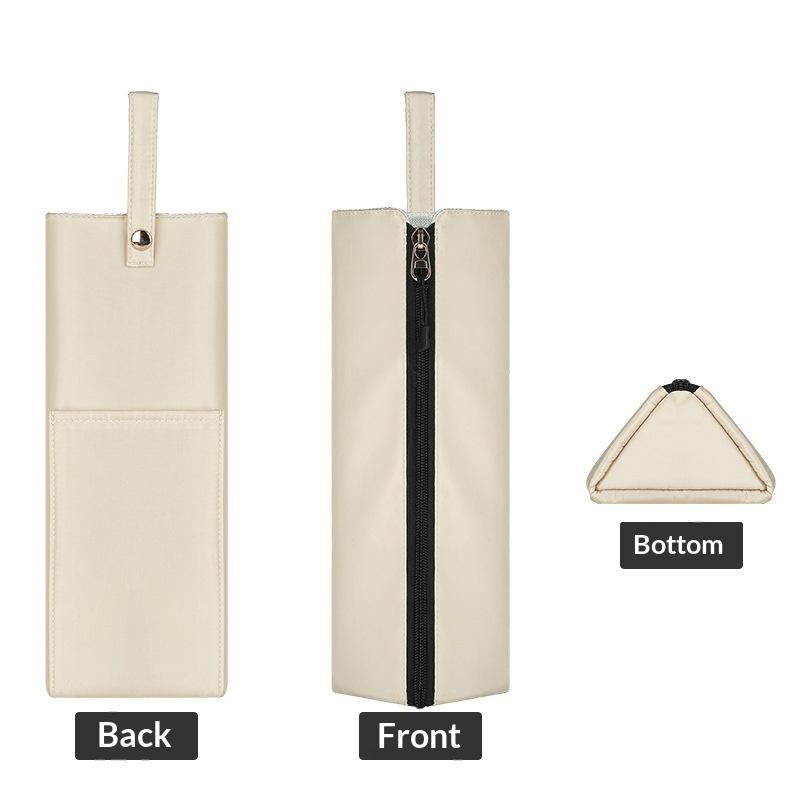 2-In-1 Heat-Resistant Pad And Storage Bag For Hair Curling Irons For Styling Equipped With Zipper Suspension Suitable For Desk
