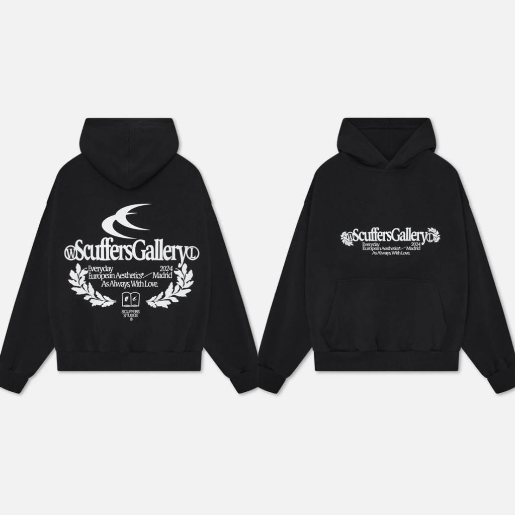 VibeStreet Male Hooded Jogging Sweatshirt Casual Hoodie Street Fashion Y2K Clothing Print Unisex Long Sleeves Top