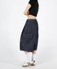 UMM Women'S Double-Tuck Bermuda Cargo Denim Pants 2 Colors