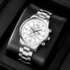 Watch Four-Piece Men'S Accessories Watch Necklace Bracelet Cross Necklace