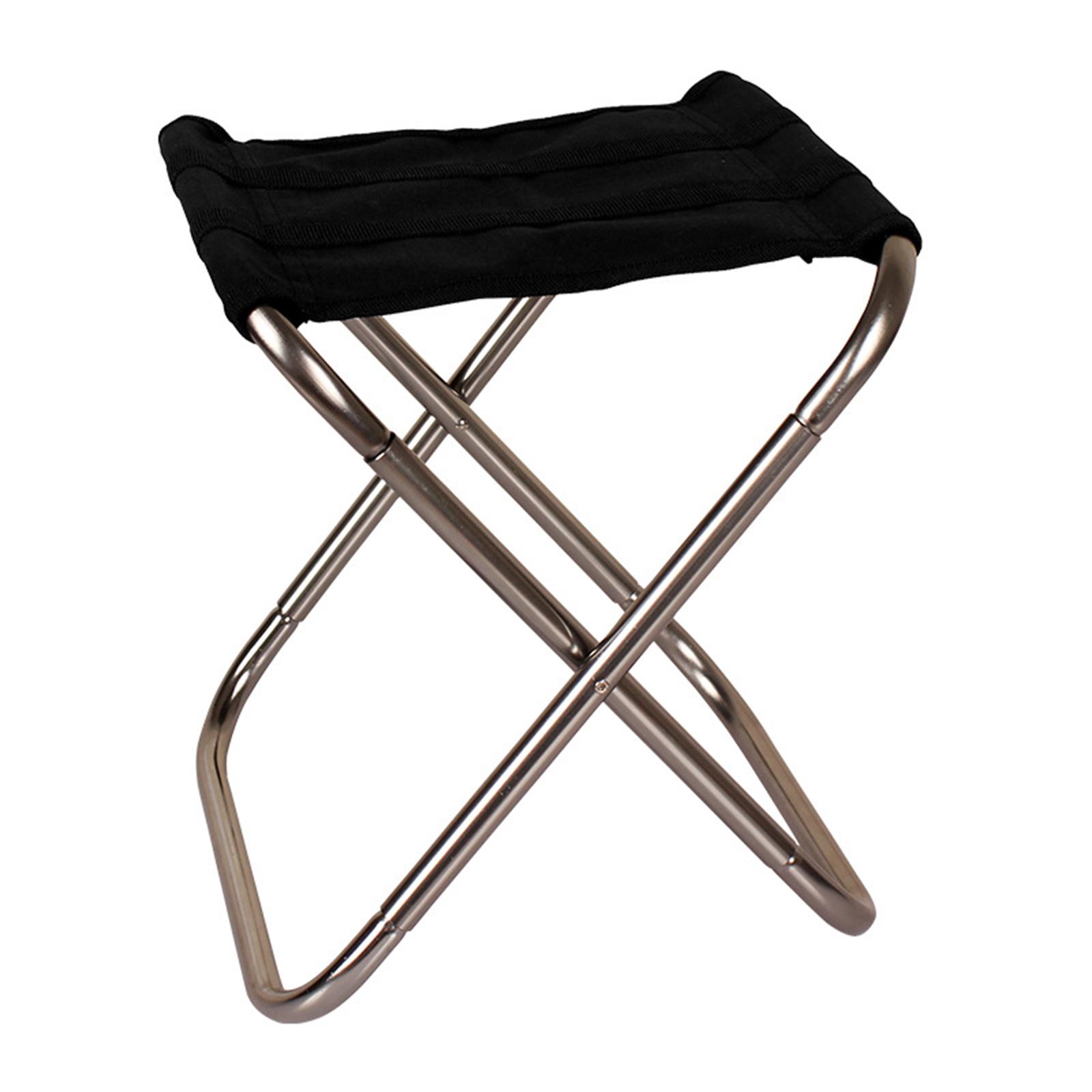 Portable Outdoor Beach Fishing Stool Lightweight Aluminum Alloy Folding Chairs Camping Picnic Equipment gun color #1