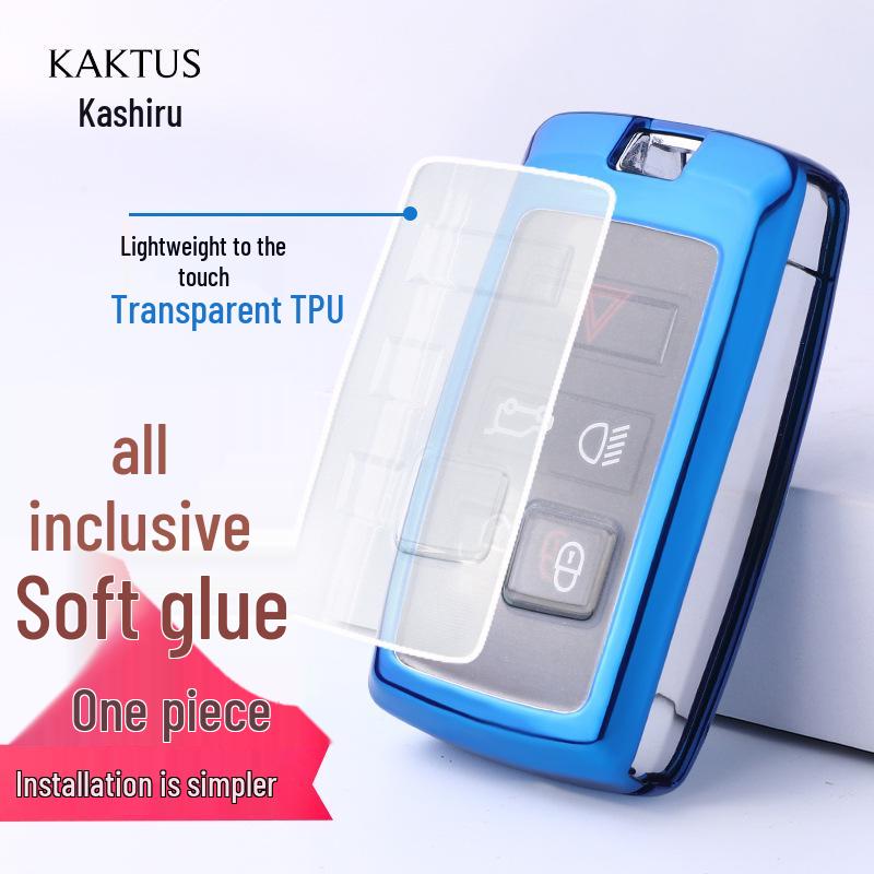 KAKTUS TPU Car Key Case for Land Rover Range Rover and Sport 2018 Models