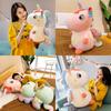 Adorável Pelúcia de Unicórnio Macio Redondo Gordo Unicórnio Cavalo Anjo Para Meninas