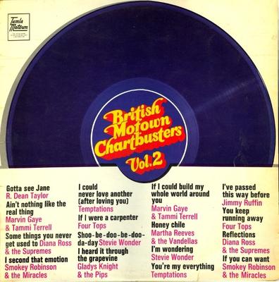 LP Record VARIOUS - British Motown Chartbusters Vol.2 STML11082 Tamla Motown 1968 UK Soul/Funk Used