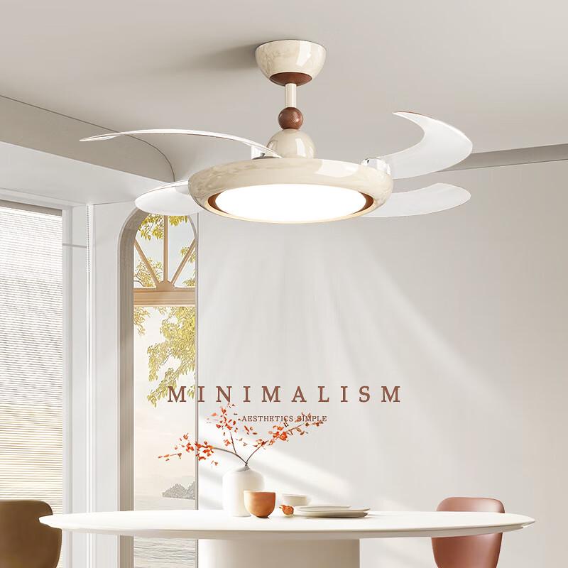 NuFeng Invisible Ceiling Fan Chandelier