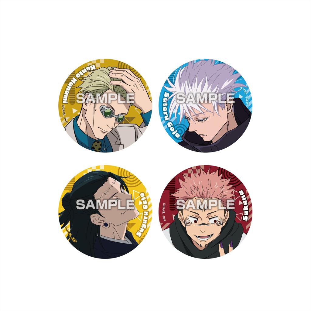 TV Anime "Jujutsu Kaisen" Badge Collection Gum 10-Piece Box (Candy Toy)