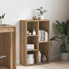 VidaXL Bookcase Artisan Oak 45x25x80 Cm Engineered Wood, Bookcase, Storage Cabinet, Storage Rack, 855781