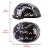Half Face Helmet Unisex Ultralight Motorcycle Helmet Retro Vintage Bike Helmet Cycling Safety Helmet