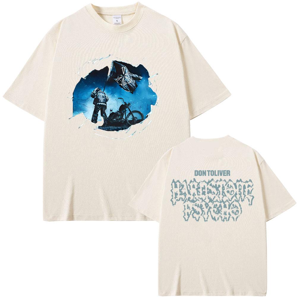 New Hot Sale Rapper Don Toliver Hardstone Psycho Album Double Sided Print Tshirt Men Women's Hip Hop Fashion Oversized T-shirts