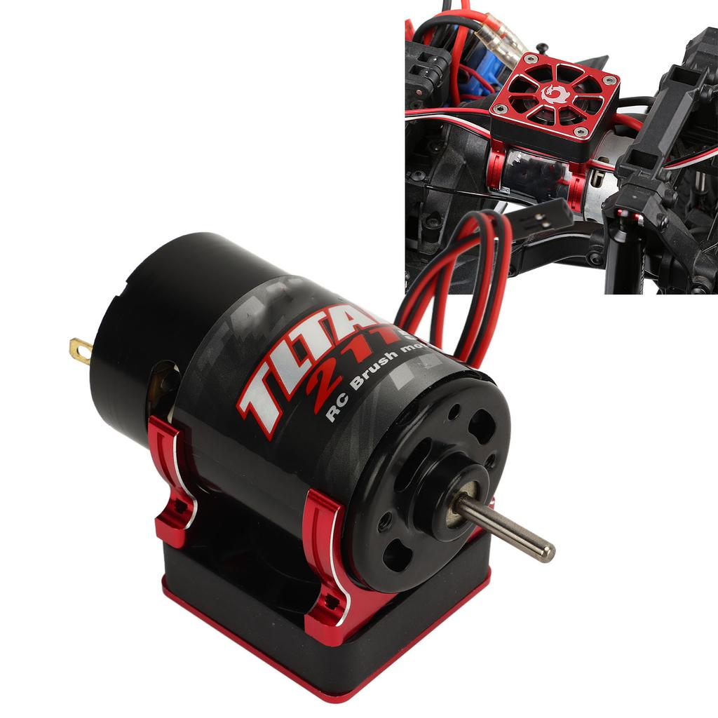 550 Brushed Motor 21T Low Noise Heat Dissipation RC Car Brushed Motor for SCX10 90046
