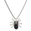Spider Necklace Gothic Hip Hop Metal Spider Shaped Pendant Necklace Women Party Gift Jewelry Gift for Friends Classmates