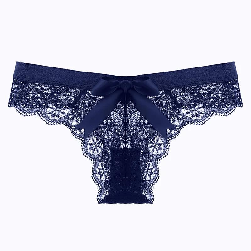 Sexy Lace Thong Women Butterfly Low Waist Panties Transparent Underwear Ladies Briefs Lingere Panty Underware Womens Lingerie