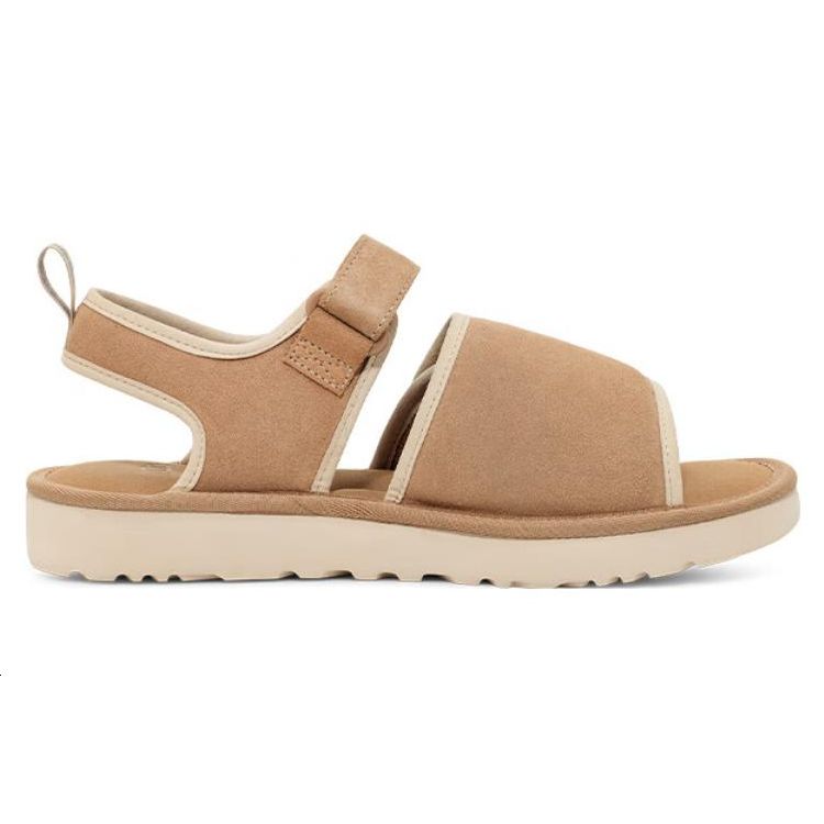 UGG Two-Layer Cowhide Velcro Comfortable Casual Fashion Sandals Men Sandals 1136650-SSNT