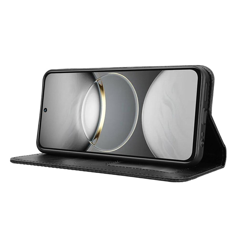 For TECNO Spark 30 Pro 4G KL7 Leather Case Wallet Stand Retro Texture Phone Cover